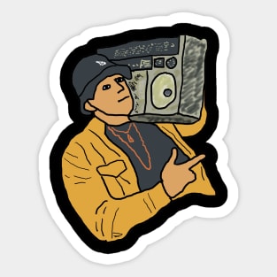 Boombox Sticker